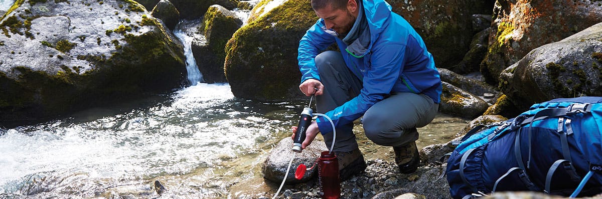  Filtro de agua para camping, senderismo, supervivencia