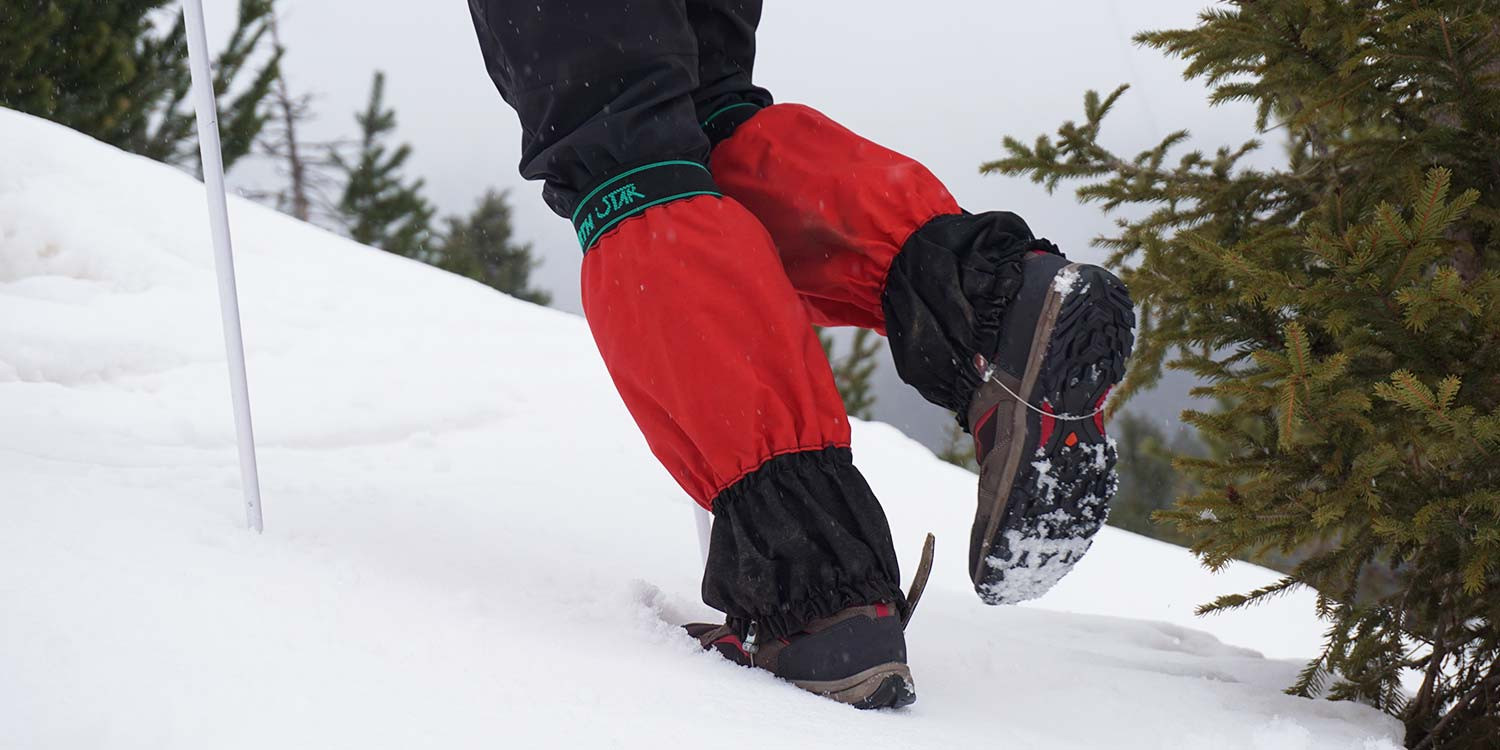 Irfora Polainas para las piernas Polainas para botas de nieve antidesgarros  ajustables impermeables para caminatas con raquetas de nieve al aire libre  Esquí Irfora Polainas de pierna